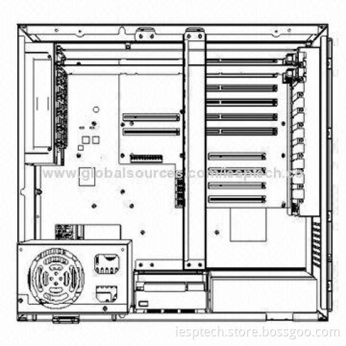 All-in-one industrial computer, 8U rack mount/15" TFT LCD/on-board P7550/2GB RAM/320GB HDD, OEM/ODM